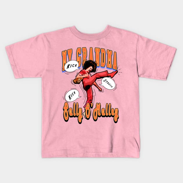 sally omalley comic  vintage design Kids T-Shirt by jerrysanji